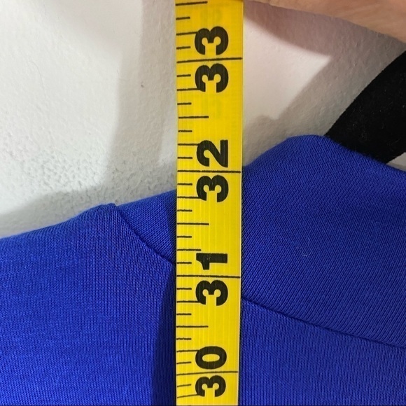 Lane Bryant Mock Neck Blue Short Sleeve Top NWT 26 28 Modal Blouse Shirt - Picture 6 of 7